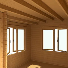 Shire Thetford 44Mm Log Cabin 15Ft X 10Ft (4.5 X 3M)