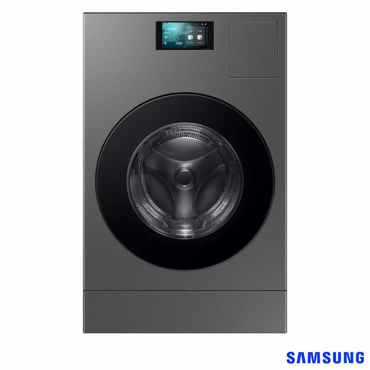 Samsung Series 9 Large Capacity WD18DB8995BZT1 18Kg / 11Kg Washer Dryer, a Rated in Dark Steel
