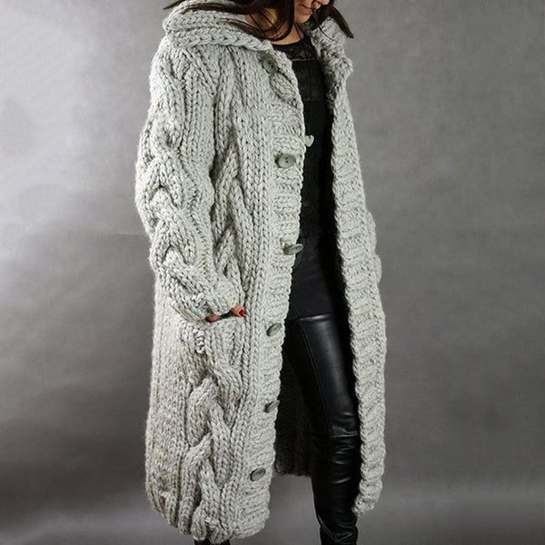 2025 New Fashionable Loose Cardigan for Women in Europe And America, Casual Long Sweater Jacket