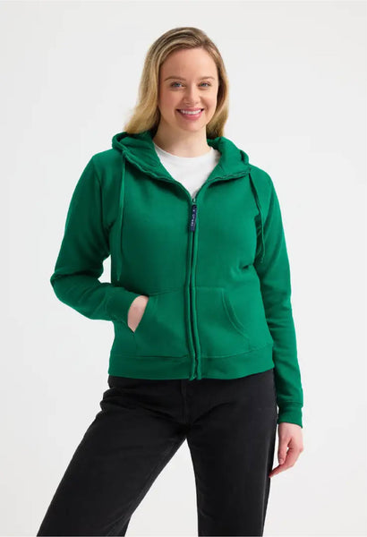 Uneek Clothing UC505 Ladies Classic Full Zip Hooded Sweatshirt - Double Fabric Hood | Brushed Lining, Casual Top for Women | Suitable for Everyday or Work Wear