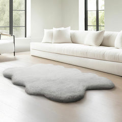 Mon Chateau Faux Fur Quad Rug in 3 Colours, 180 X 100 Cm