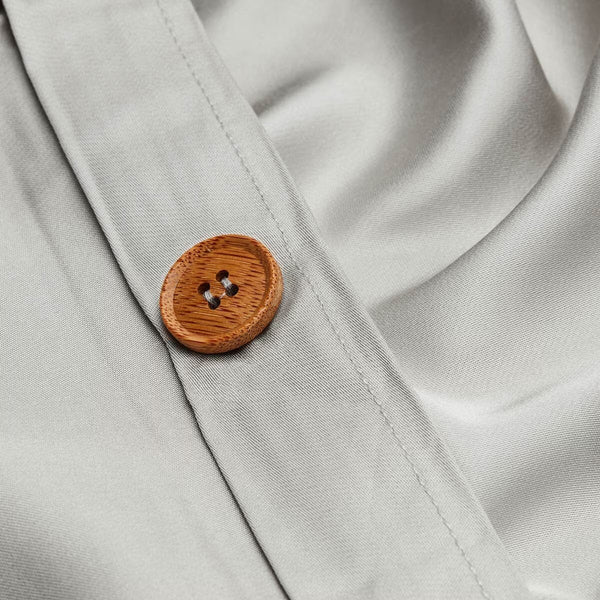 Luff 700 Thread Count 100% Organic Bamboo Duvet Set Grey