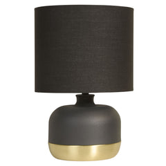 Black & Gold Touch Lamp
