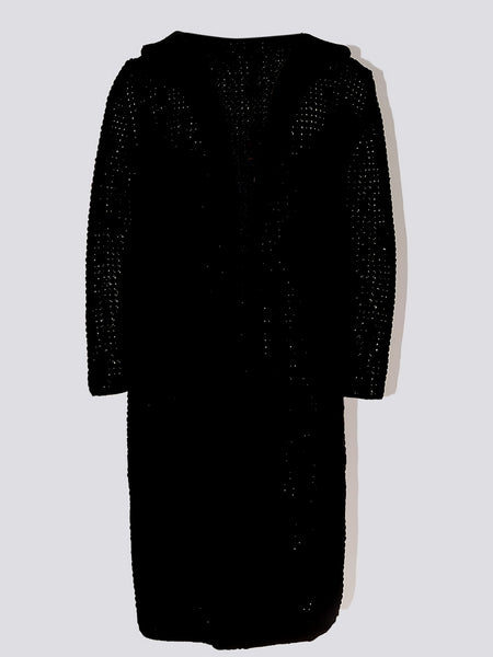 Men's Casual Sport Sweater, Long Hooded Knit Cardigan with Thick Yarn Knitting, Large Side Pockets, Loose Fit, Warm and Stylish, for a Casual and Stylish Look