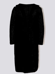 Men's Casual Sport Sweater, Long Hooded Knit Cardigan with Thick Yarn Knitting, Large Side Pockets, Loose Fit, Warm and Stylish, for a Casual and Stylish Look