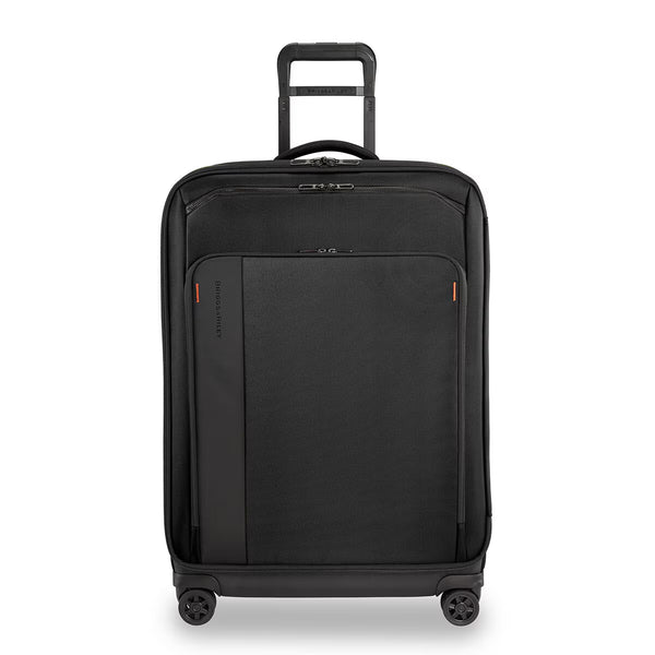 Briggs & Riley ZDX 74Cm Large Expandable 4 Wheel Spinner Suitcase in Black