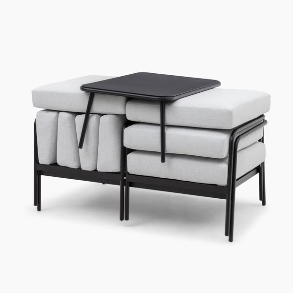 Harbour Lifestyle Aspen 4 Piece All-In-One Compact Patio Seating Set