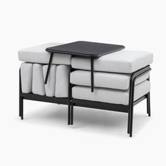 Harbour Lifestyle Aspen 4 Piece All-In-One Compact Patio Seating Set