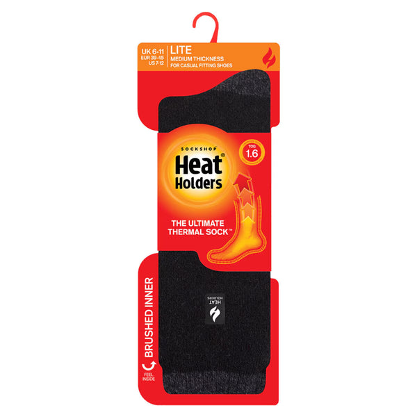 Heat Holders Men'S Lite Thermal Socks, 3 Pack