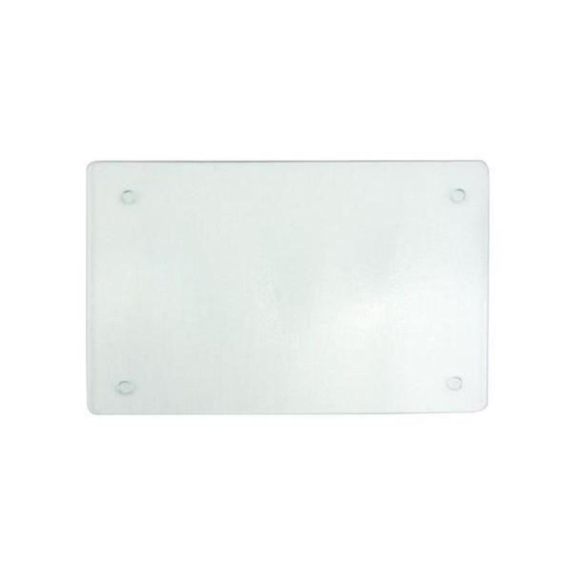 Glass Cutting Board Clear 28x19cm Tempered Non Slip Feet Modern Kitchen Board Chopping Knives