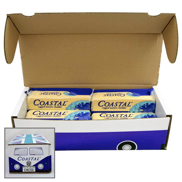 Coastal Rugged Mature Cheddar, 4 X 1Kg
