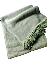 Cotton Herringbone Sofa Throw Blanket 260x260cm (perfect for KING sized bed) – Soft, Cozy & Warm Bed or Sofa Blanket, 13 Colours, Machine Washable, Hypoallergenic, Perfect Gift for Home or Travel