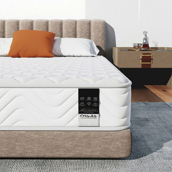 Single/Double Mattress 3FT/4FT6/5FT | Bonnell Spring Cooltouch Breathable Cover, Plush Comfort Support, 19/23/25cm Deep Value Mattress, Oyajia Brand