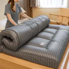 Hotel Quality Black Mattress Topper 10cm Deep Thick Single Double King Super All Sizes