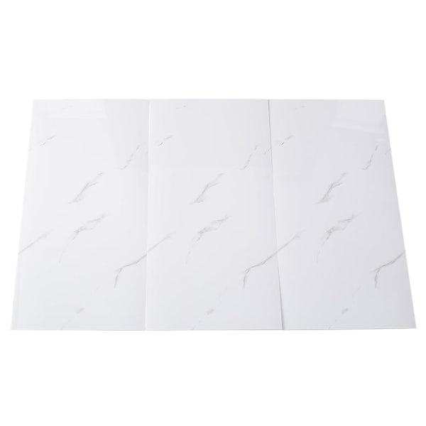 Pack of 20 PVC Self-adhesive Wall Backing Ceramic Tile Wall Stickers, Faux Marble Ceramic Tile Stickers, Waterproof Faux Marble Pattern Tiles Stickers for Bathrooms and Kitchens, Easy To Peel and Stick