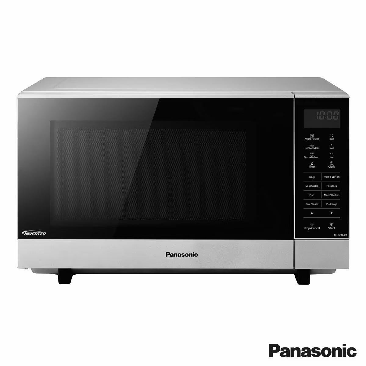 Panasonic 27 Litre 1000W Solo Microwave in Silver, NN-SF464MBPQ