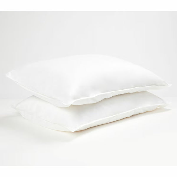 Panda Bamboo & French Linen White Duvet Cover Set in 3 Sizes
