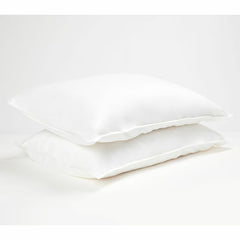 Panda Bamboo & French Linen White Duvet Cover Set in 3 Sizes