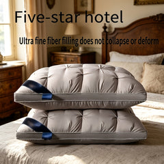 2pcs Cool and Breathable Tofu Pillow - Relax the Neck Support, Enjoy a Comfortable Sleep at Home, in the Bedroom or in the Hotel - Perfect Holiday Gift