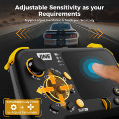 Ungrade Wireless Mouse-Pad Controller as Keyboard and Mouse Combo Set with Touchpad