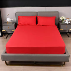 ELAFY Assorted Colour Surprise Fitted Sheet – Elasticated Polycotton, 25cm Extra Deep – Single, Double, King, Super King Luxury Premium