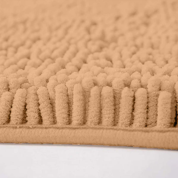 1pc Soft Chenille Bath Mat – Durable Chenille Rug with Non-Slip Backing, Stylish Bathroom Rug, Machine Washable Bath Mat, Non-Slip Area Rug for Shower Room & Home Use