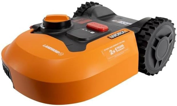 WORX Landroid M700+ WR167E Robot Lawn Mower for Medium Gardens up to 700M2/Cut to Edge Automatic Robotic Lawn Mower with App Control, Wifi