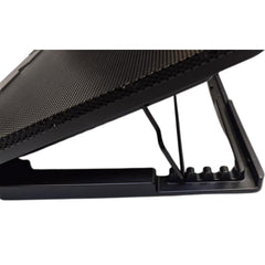 Laptop Cooling Pad 3/5 Fans Adjustable Stand USB Quiet Cooler with LED for 12–17 Inch Notebook