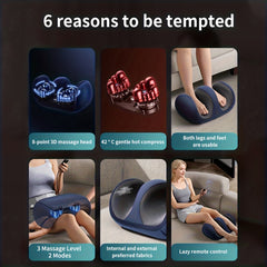 YUNSHAW Foot Massager Machine with Heat, 3 Heat Level & 3 Modes, Shiatsu Feet and Leg Massager, Kneading Rolling for Foot, Calf, Ankle, Leg, Plantar, Massage Gift for Mom/Dad/Women/Men (with Remote Control)