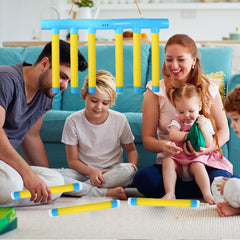 Catching Sticks Games,Falling Sticks Catching Game,Drop It Catch It Win It Reaction Game,3 Dropping Speeds Quick Reactions Toy,Hand-Eye Coordination Training Gift for Kids Adults Christmas (Blue)