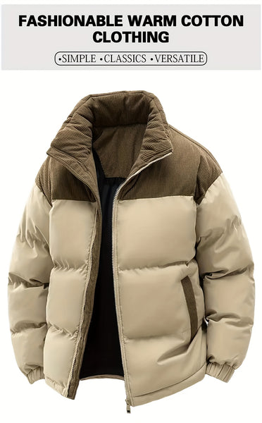 SIJIDOUPick:Men's Winter Hooded Warm Padded Jacket Stylish Trendy Thickened Coat for Autumn/Winter