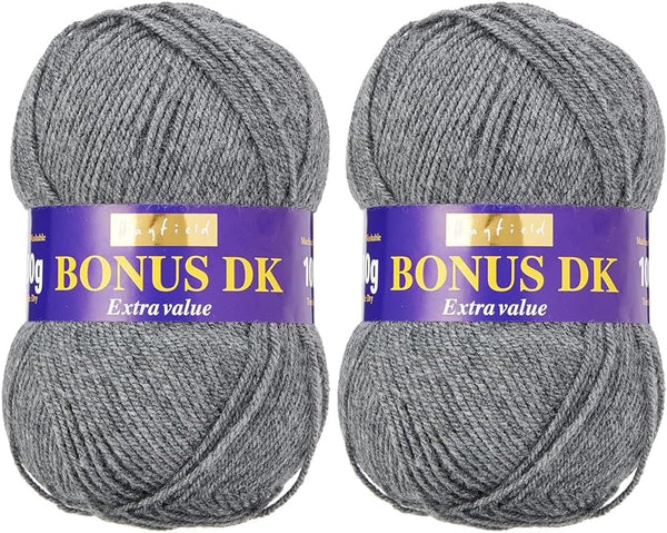 Sirdar Hayfield Bonus DK Double Knitting, White (961), 100G