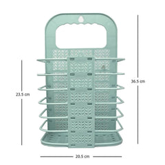 Lizzy 2pcs Laundry Hamper Foldable | Family Slim Reusable Plastic Laundry Clothes Washing Hamper Bin Collapsible Waterproof Clothes Storage Basket