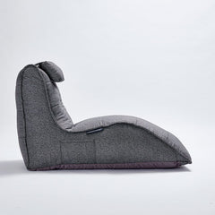 Ambient Lounge Avatar Lounger Outdoor Bean Bag in Dark Grey