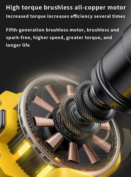 Wireless Electric Impact Wrench, Lithium Electric Wrench Set - Multifunctional Tool Set, Portable, Suitable For Car Maintenance, Furniture And Scaffolding Installation, A Gift Of Electric Tools For Husbands