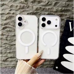Clear Acrylic Magnetic Magsafe Case for iPhone 17 / 17 Air/ 17 Pro / 17 Pro Max Magnetic - Wireless Charging Shockproof Slim Cover