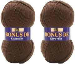 Sirdar Hayfield Bonus DK Double Knitting, White (961), 100G