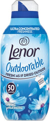 Lenor Outdoorable Fabric Conditioner | Spring Awakening | Ultra Concentrated formula | 50 Washes | 3 x 700ml Bundle