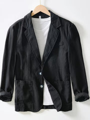 New Men'S - Single-Layer Suit Jacket, Soft, Comfortable, Stylish, Classic, Casual, And Suitable for Light Business Wear