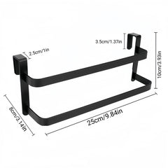 1pc/2pcs Kitchen Cabinet Towel Rack, Double Kitchen Towel Rack
