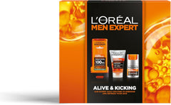 L'Oréal Paris Men Expert Alive & Kicking Gift Set for Him, Energising Face & Body Skincare Routine, Gift Set for Men