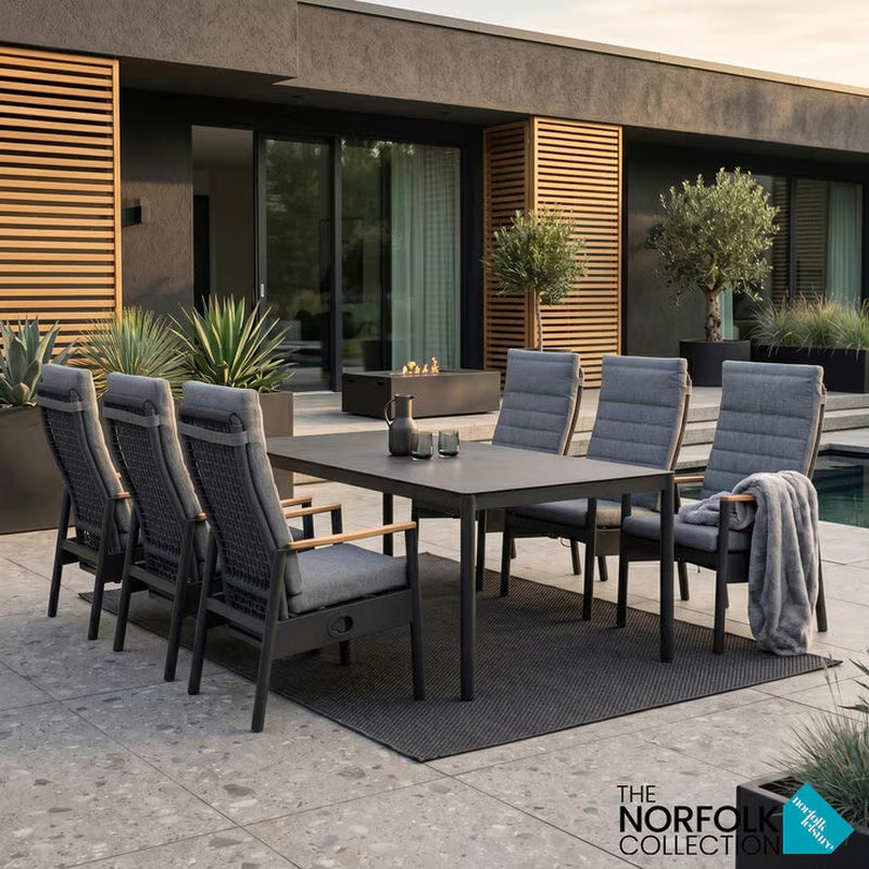 Norfolk Leisure Sterling 7 Piece Rope Dining Set