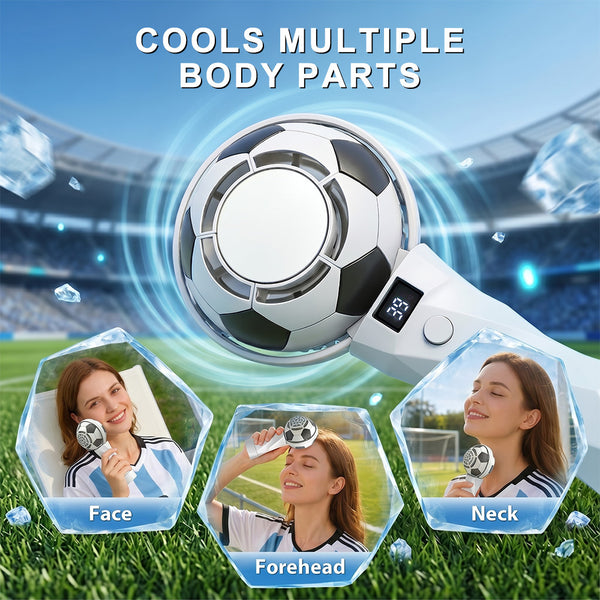 3000mAh Handheld Cooling Fan, Dual Wind & Ice Breeze Modes, 10-Gear Visual Screen Portable Fan, Summer Essential for Outdoors & Travel