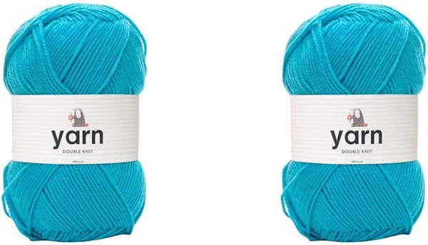 Korbond DK Beige Yarn - 100G Acrylic Wool - Lightweight, Hypoallergenic & Durable Double Knit Crochet Yarn Knitting Wool (290M Total)