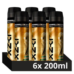 Lynx Marshmallow Smoke Body Spray, 6 X 200Ml
