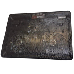 Laptop Cooling Pad 3/5 Fans Adjustable Stand USB Quiet Cooler with LED for 12–17 Inch Notebook