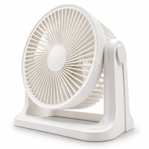 EMtronics 9 Inch Turbo Fan | Powerful Air Circulator with 3 Speed Settings | Adjustable 115° Tilt Head | Portable Desk or Floor Fan with Strong Airflow up to 6m
