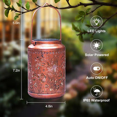 Christmas Gifts for Women Birthday ,Hummingbird Solar Lanterns Garden Ornaments Outdoor, Unique Gifts for Mum Grandma Women, Metal Solar Lanterns outside for Yard, Patio, Backyard, Porch