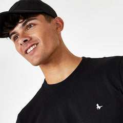 Jack Wills Men'S Sandleford Long Sleeve Tee in Black