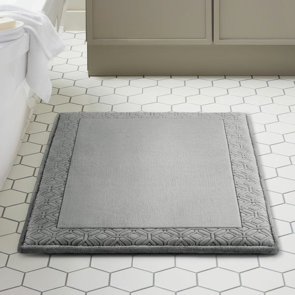 Paramount Memory Foam Plush Bath Mat in 2 Colours, 61 X 91 Cm